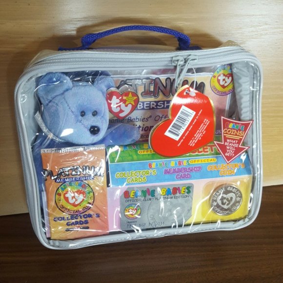 NEW Ty Beanie Baby BBOC PLATINUM OFFICIAL Club Membership Kit Retired SEALED '99 - Picture 1 of 6